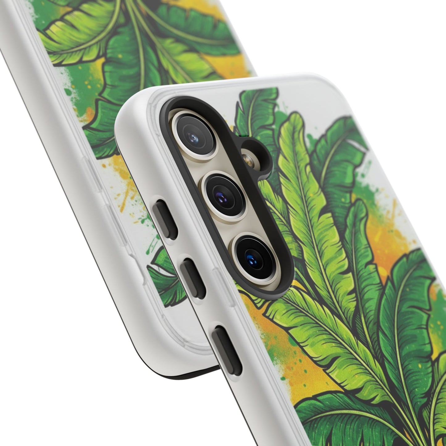 Tropical Banana Leaf Phone Case — Vibrant Green Plant Protector
