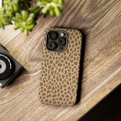 Leopard Print Tough Phone Case — Slim Protective Animal Pattern