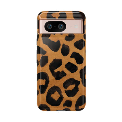 Leopard Print Tough Phone Case — Protective Animal Print iPhone Case