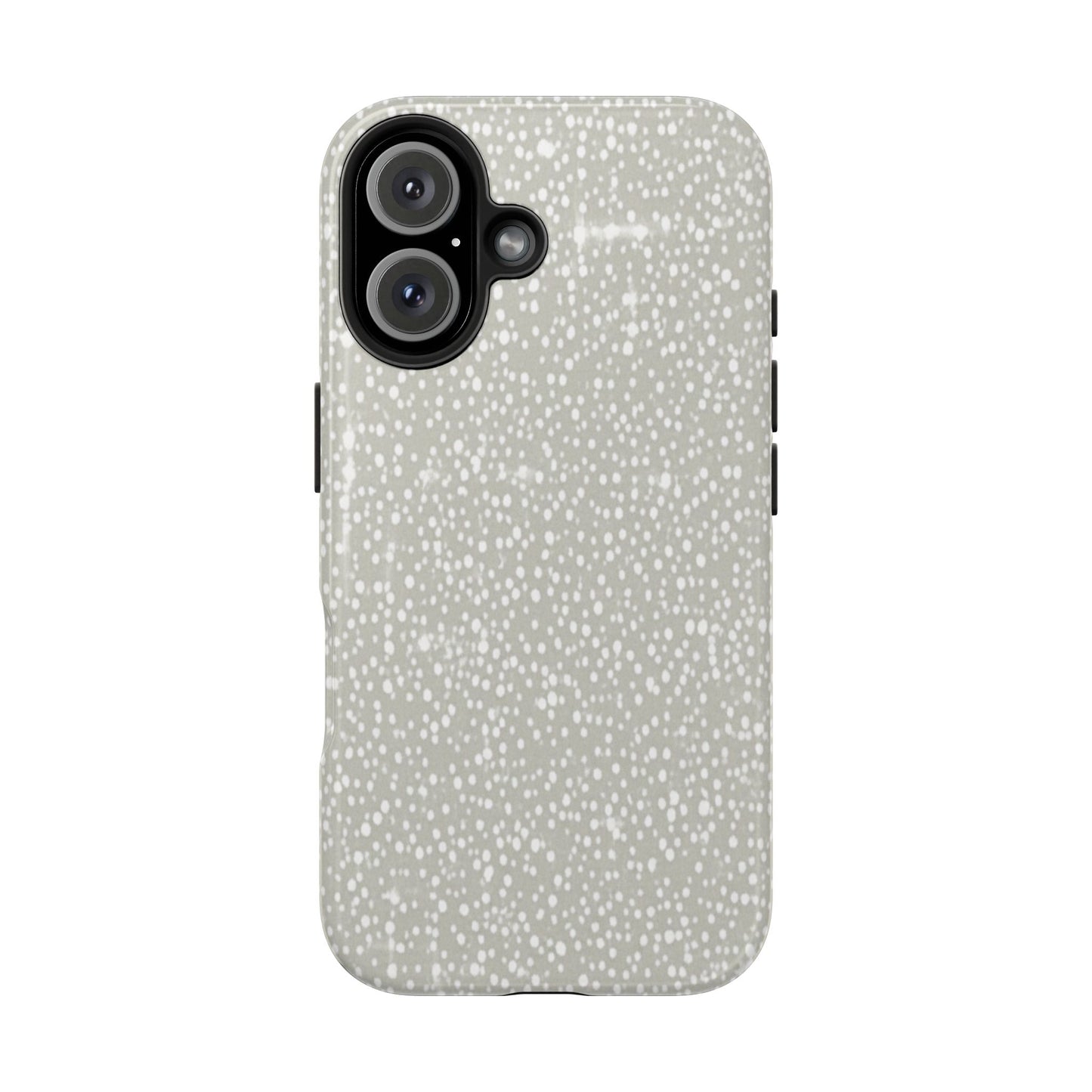 Speckled Gray Tough Phone Case — Protective Shockproof iPhone Cover