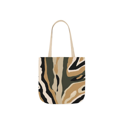 Canvas Tote Bag — Neutral Desert Camo Abstract Print