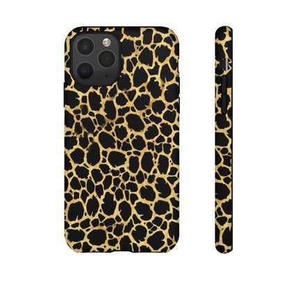 Giraffe Print Tough Phone Case — Durable Leopard-Style Protective Cover