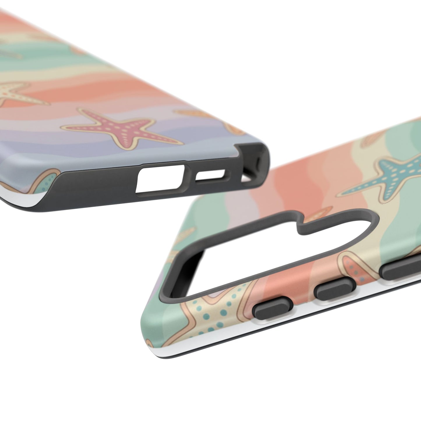 Starfish Wave Tough Phone Case — Pastel Beach Protective Cover