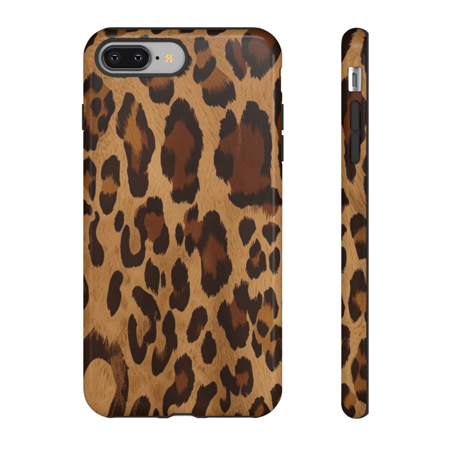 Leopard Print Tough Phone Case — Durable Animal Print Protective Cover