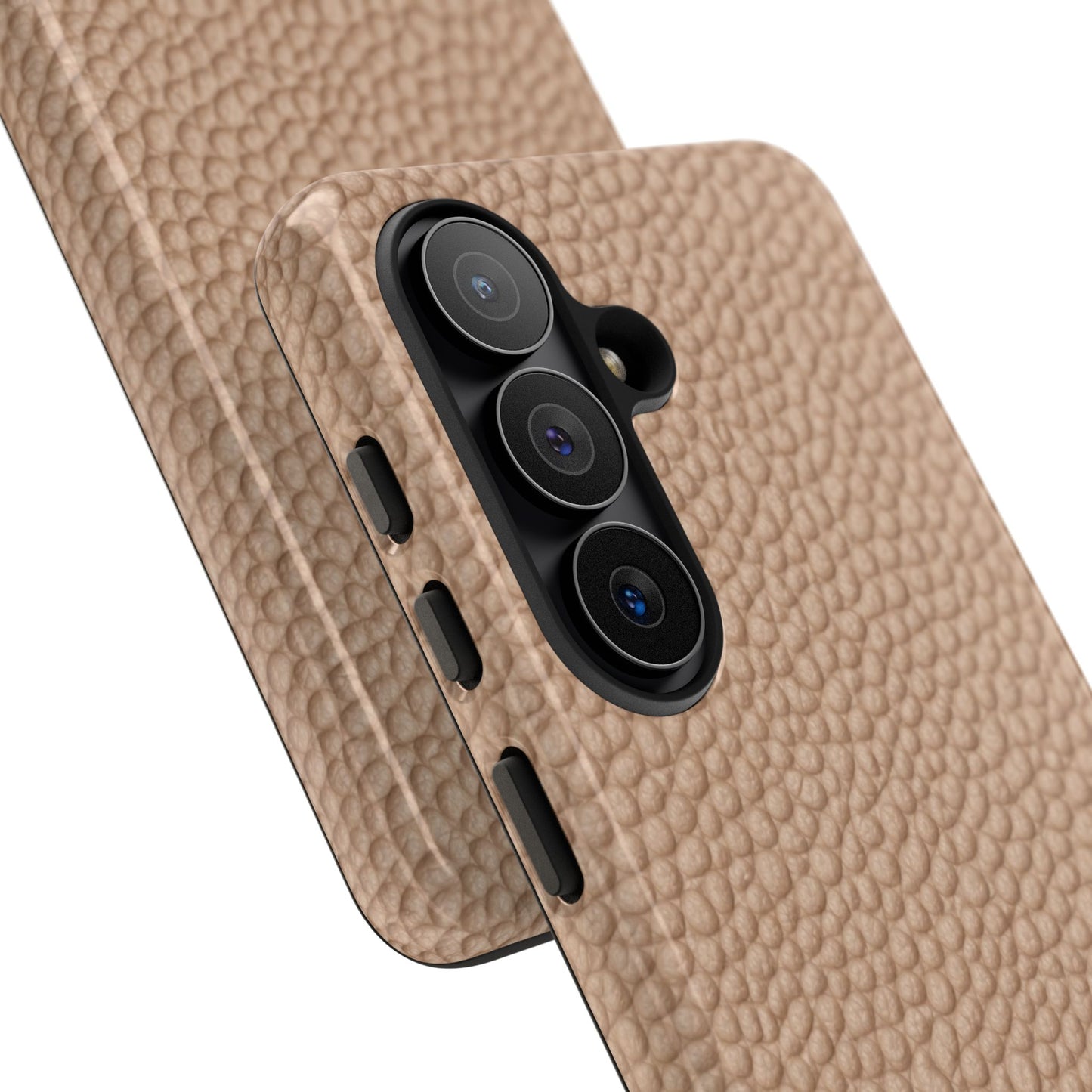 Pebbled Leather Texture Tough Phone Case — Protective iPhone Cover