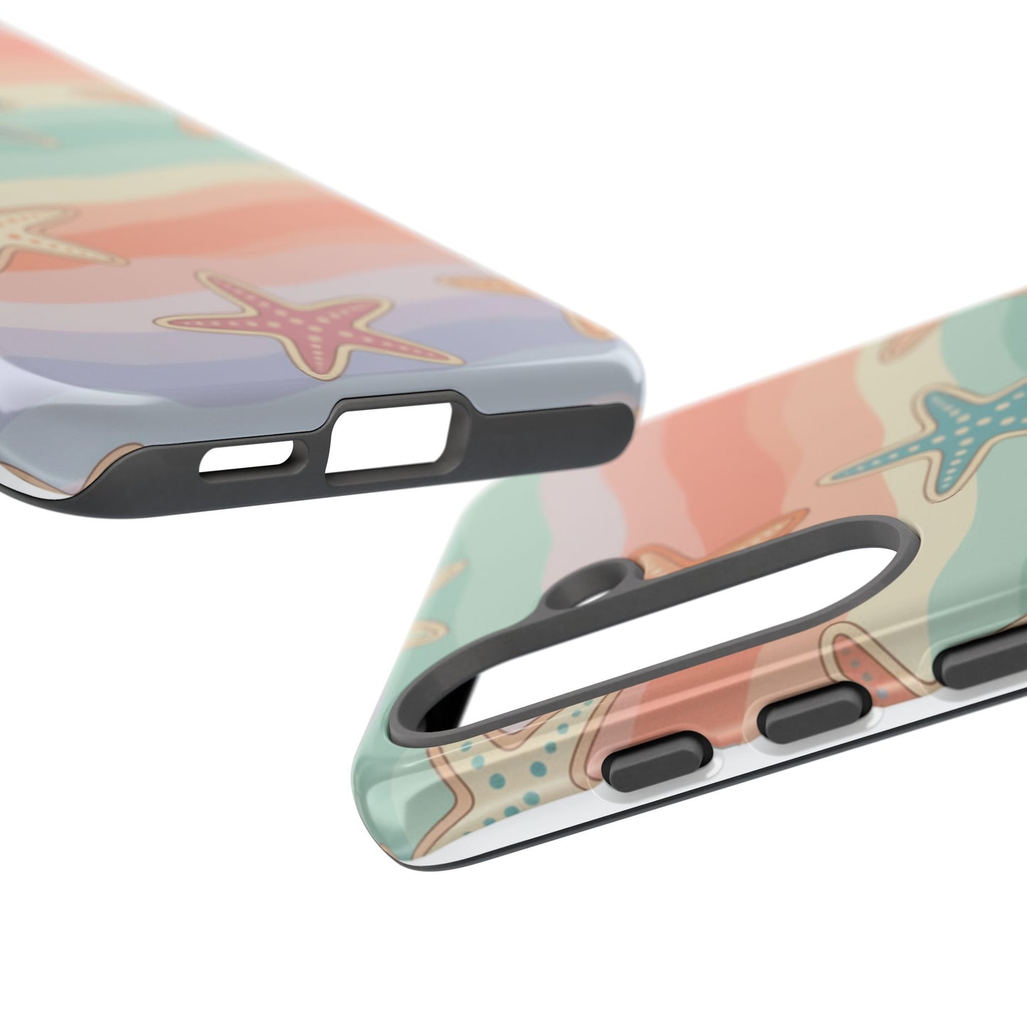 Starfish Wave Tough Phone Case — Pastel Beach Protective Cover