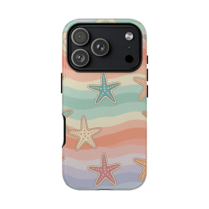 Starfish Wave Tough Phone Case — Pastel Beach Protective Cover