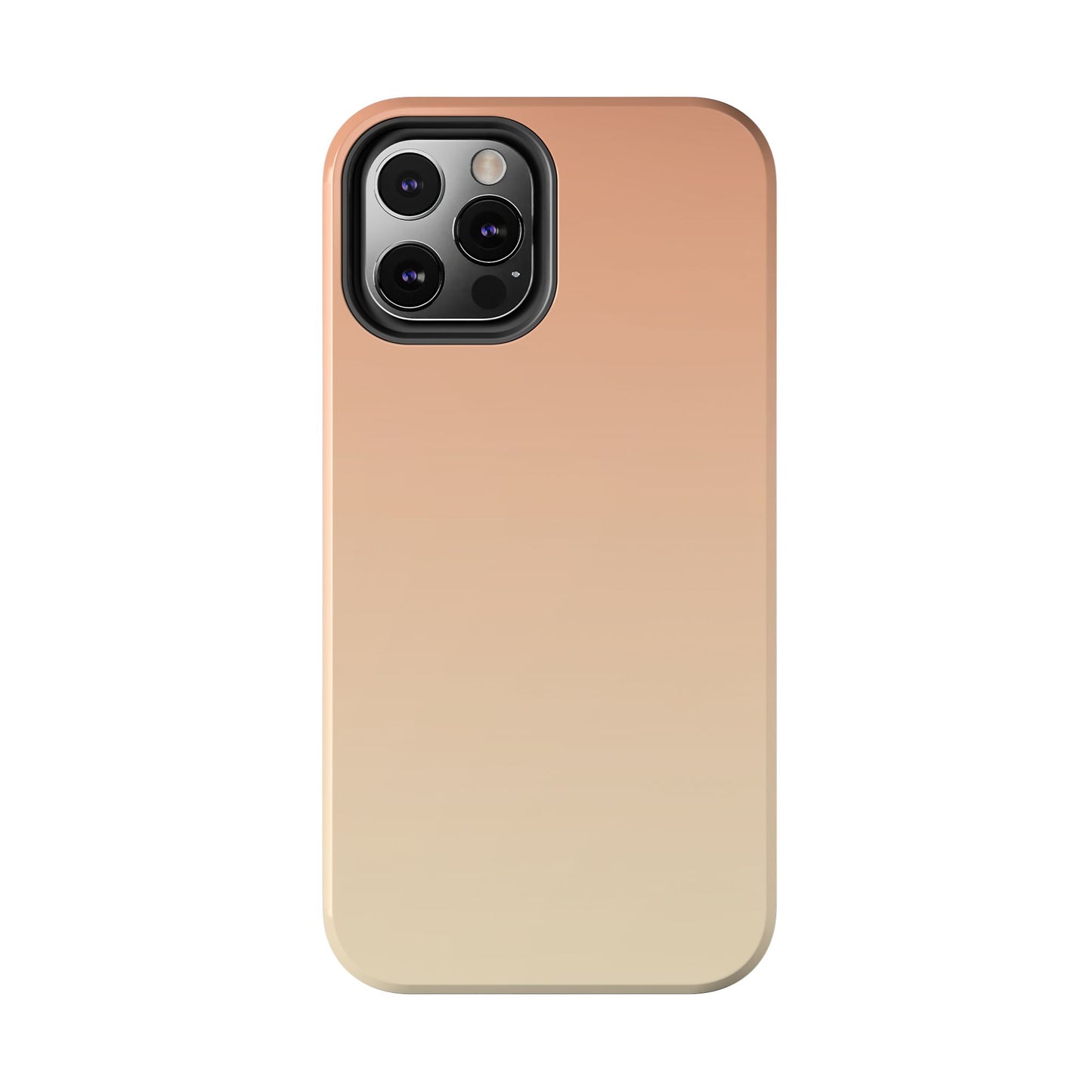 Gradient Tough Phone Case — Peach Ombre Protective Cover