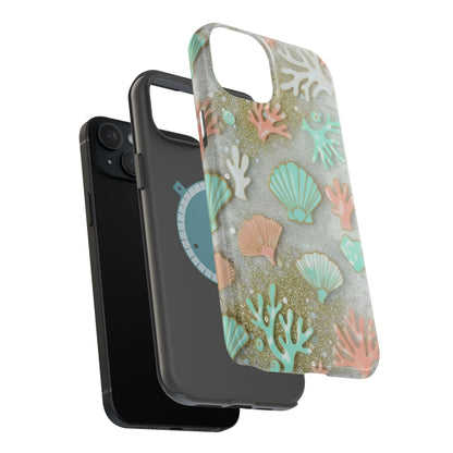Seashell Coral Magnetic Impact Phone Case