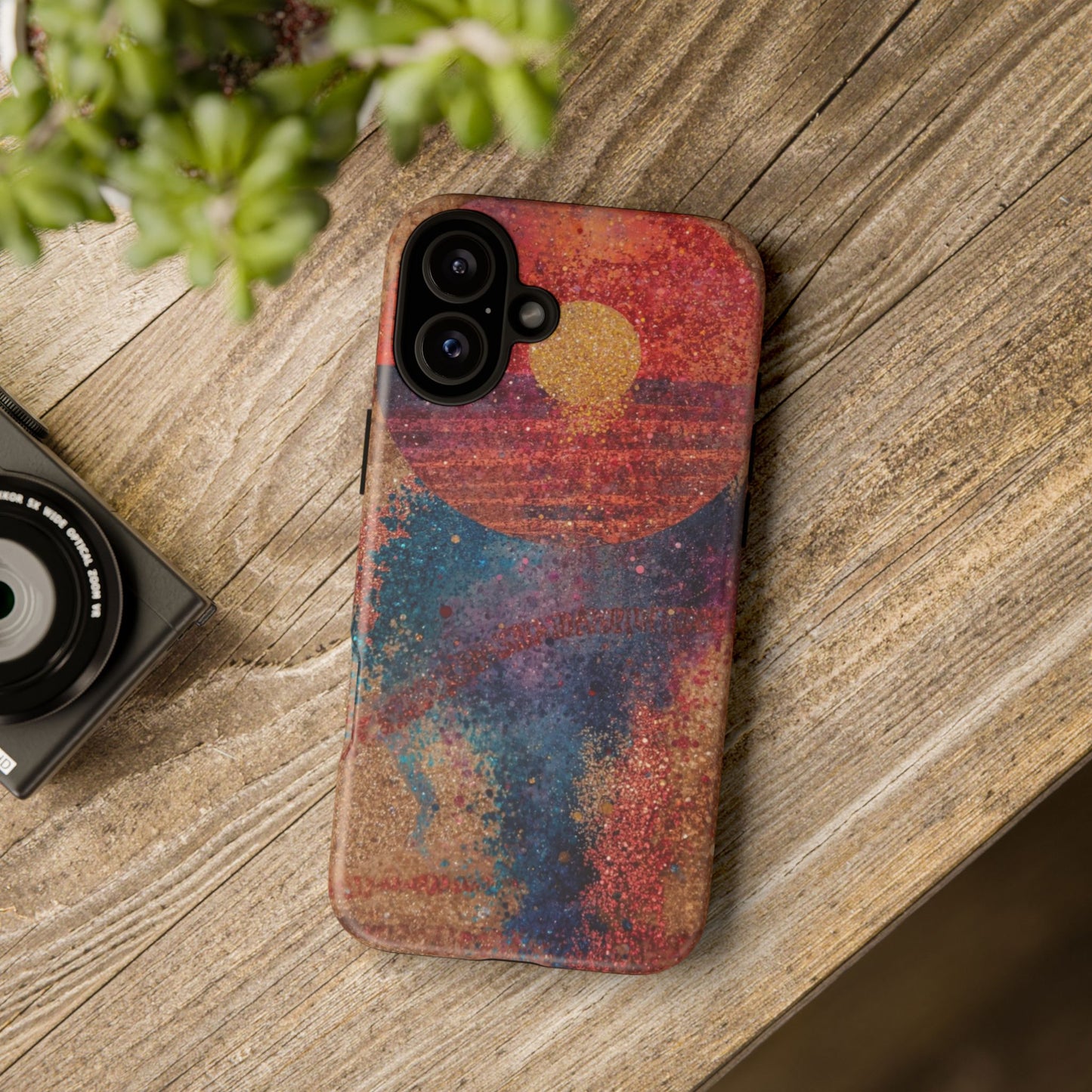 Retro Sunset Tough Phone Case