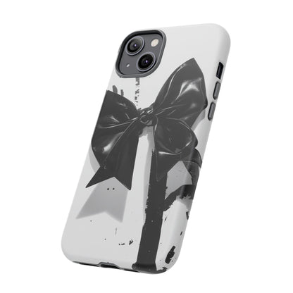 Phone Case — Black Bow Graphic Protective Cover