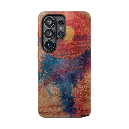 Retro Sunset Tough Phone Case