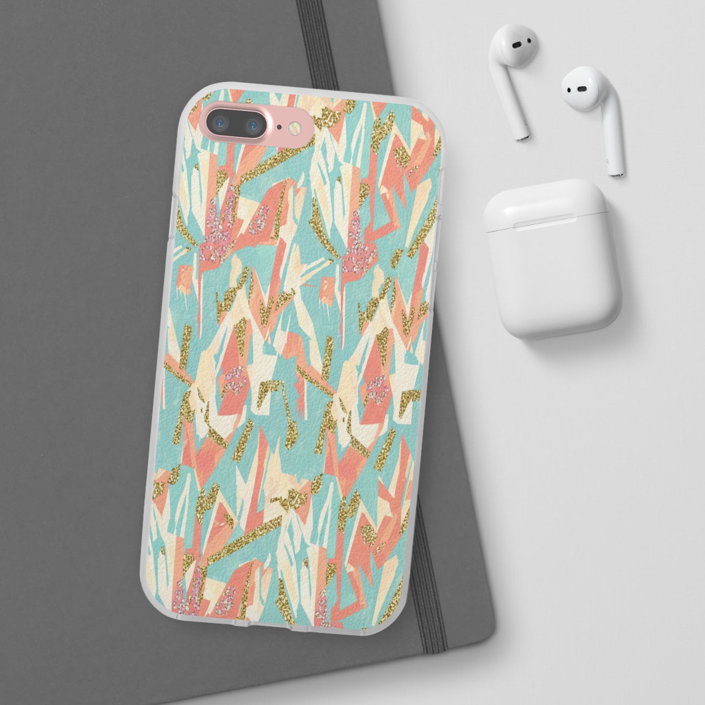 Pastel Abstract Floral Phone Case - Flexi Case