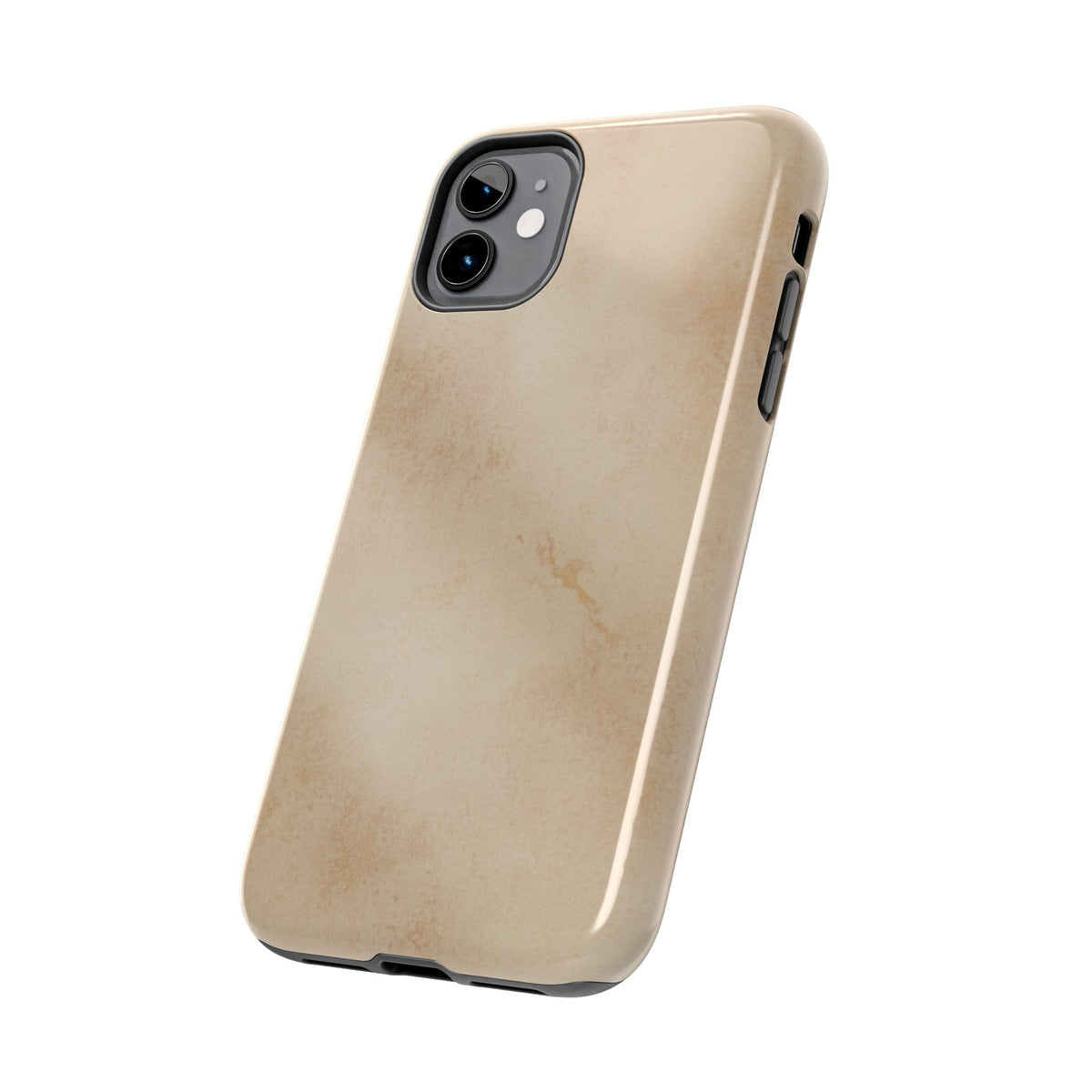 Tough Phone Case — Vintage Beige Marble Protective Phone Cover