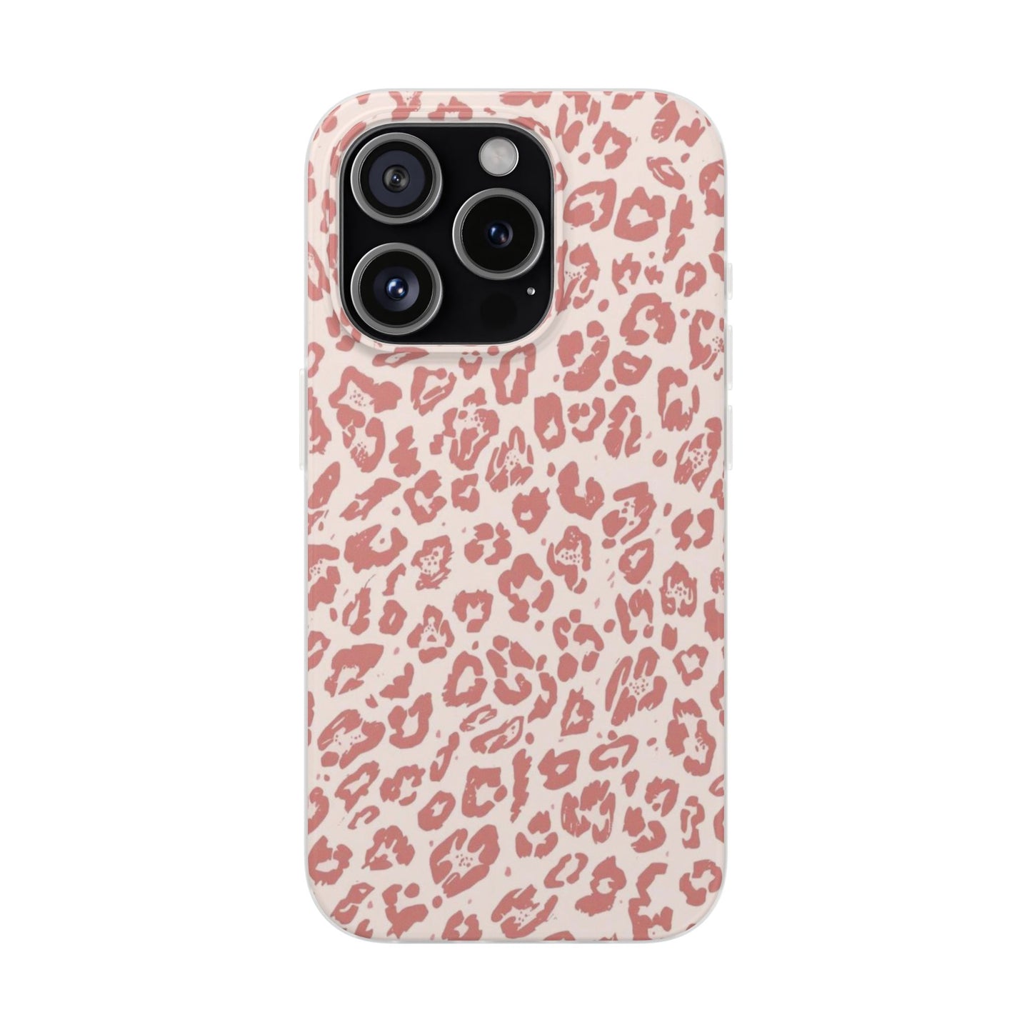 Pink Leopard Print Phone Case – Slim Flexible Protective Cover