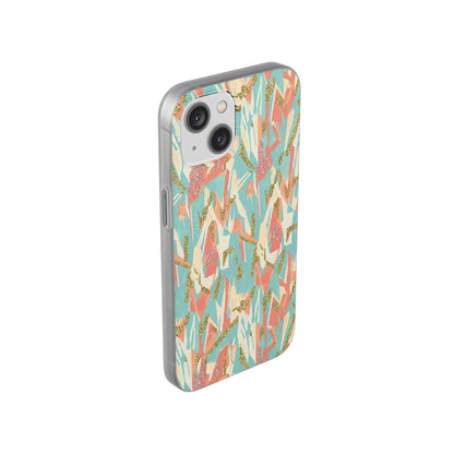 Pastel Abstract Floral Phone Case - Flexi Case