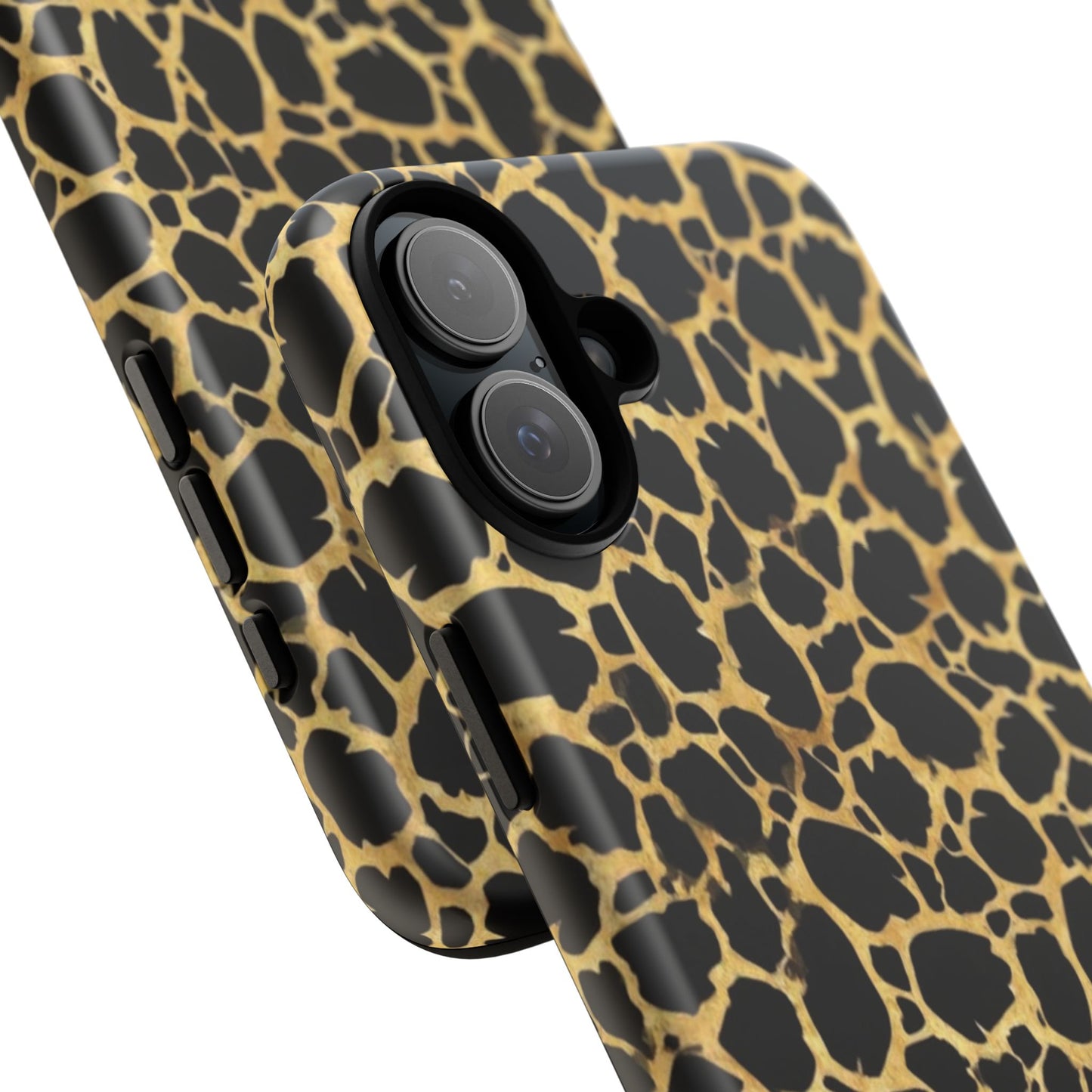 Giraffe Print Tough Phone Case — Durable Leopard-Style Protective Cover