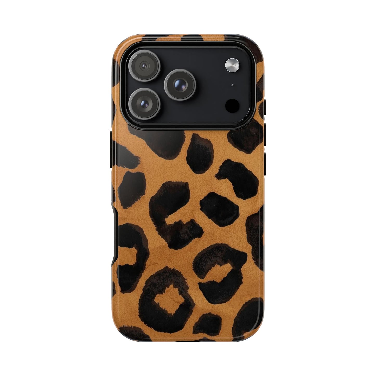 Leopard Print Tough Phone Case — Protective Animal Print iPhone Case