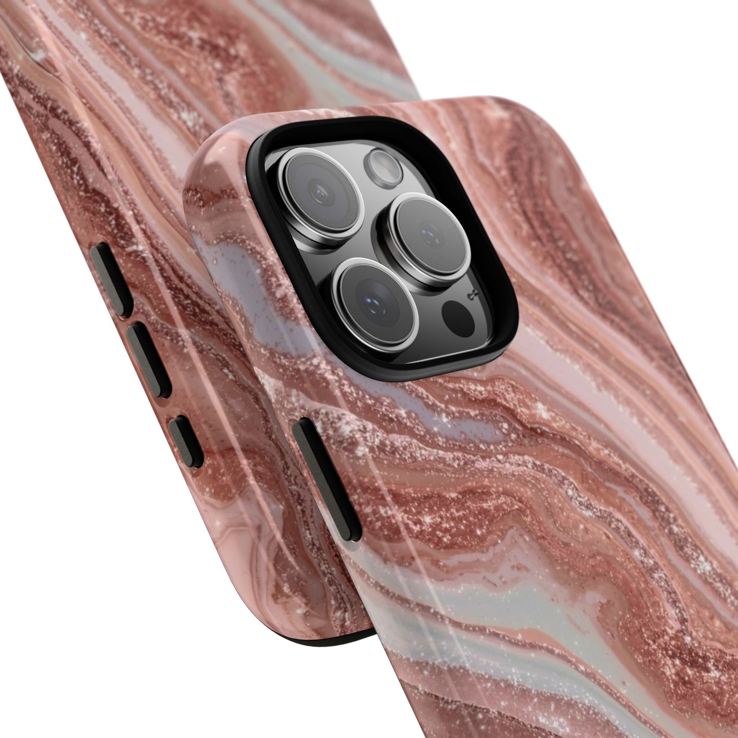 Rose Gold Marble Tough Phone Case