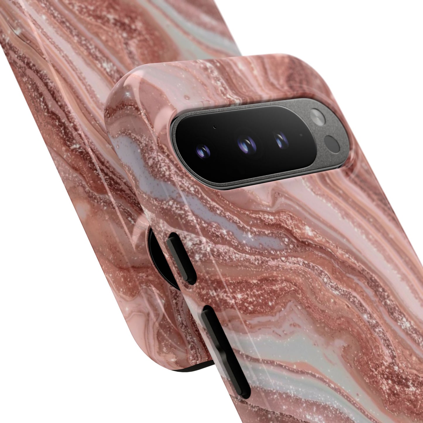 Rose Gold Marble Tough Phone Case
