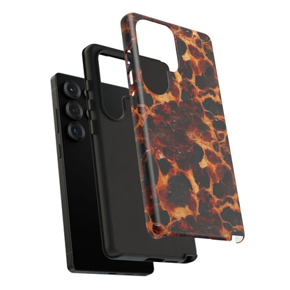 Tortoiseshell Phone Case — Protective iPhone Cover with Classic Amber Pattern