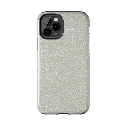 Speckled Gray Tough Phone Case — Protective Shockproof iPhone Cover