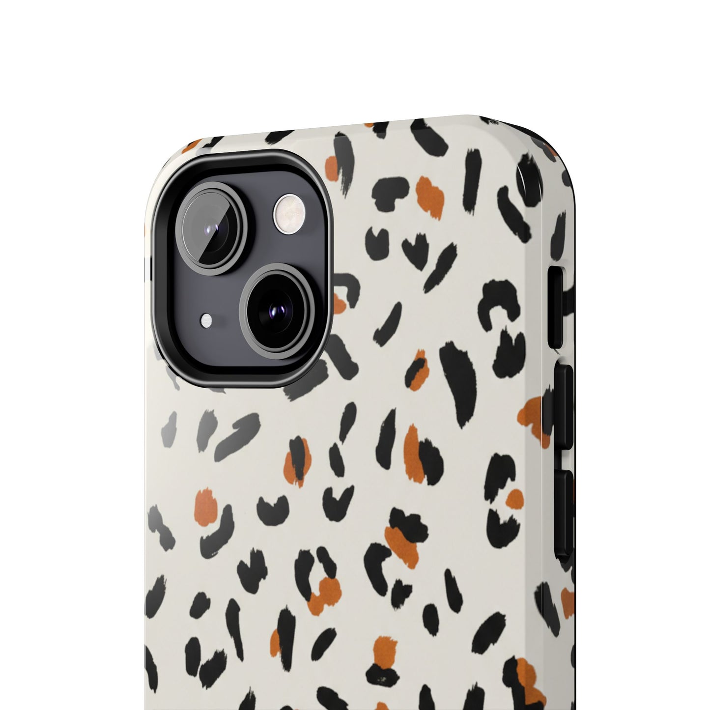 Leopard Print Tough Phone Case — Stylish Protective iPhone Cover
