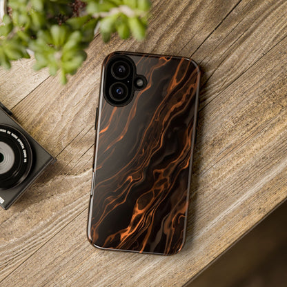 Copper Swirl Phone Case — Tough Protective iPhone Cover