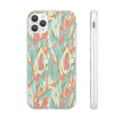Pastel Abstract Floral Phone Case - Flexi Case
