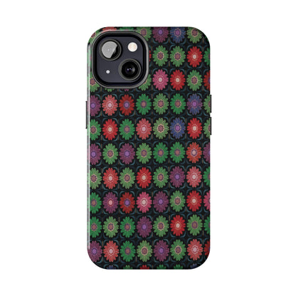 Copy of Floral Sunflower Tough Phone Case — Neutral Daisy Pattern Protective Cover