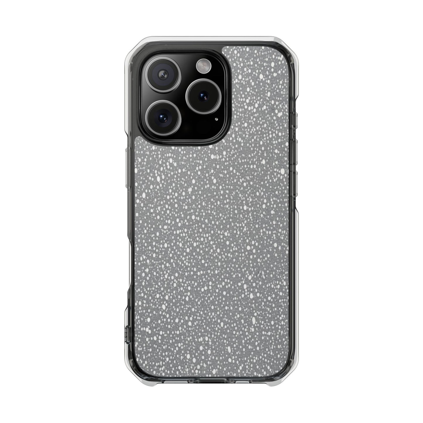 Clear Magnetic Impact Phone Case — Sparkle Glitter Protective Cover