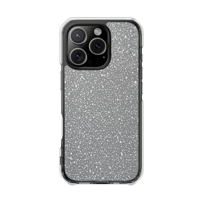 Clear Magnetic Impact Phone Case — Sparkle Glitter Protective Cover