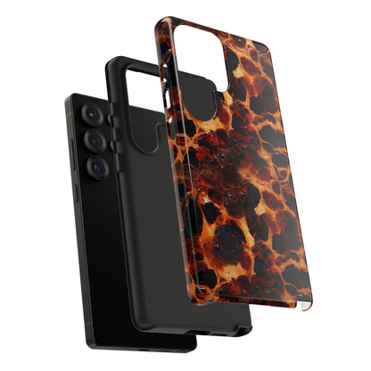 Tortoiseshell Phone Case — Protective iPhone Cover with Classic Amber Pattern