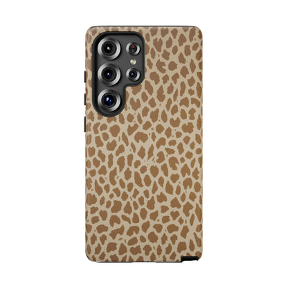 Leopard Print Tough Phone Case — Slim Protective Animal Pattern