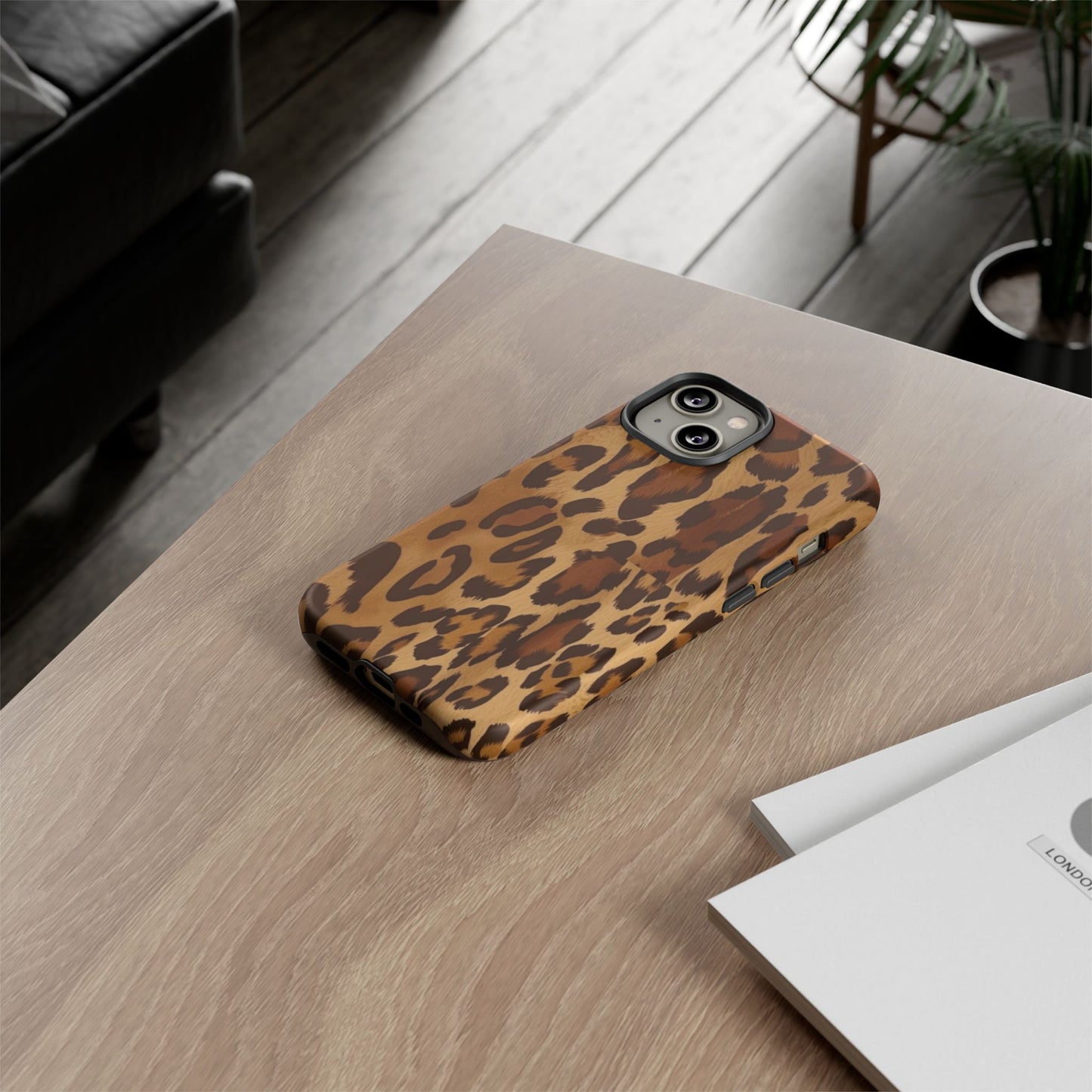 Leopard Print Tough Phone Case