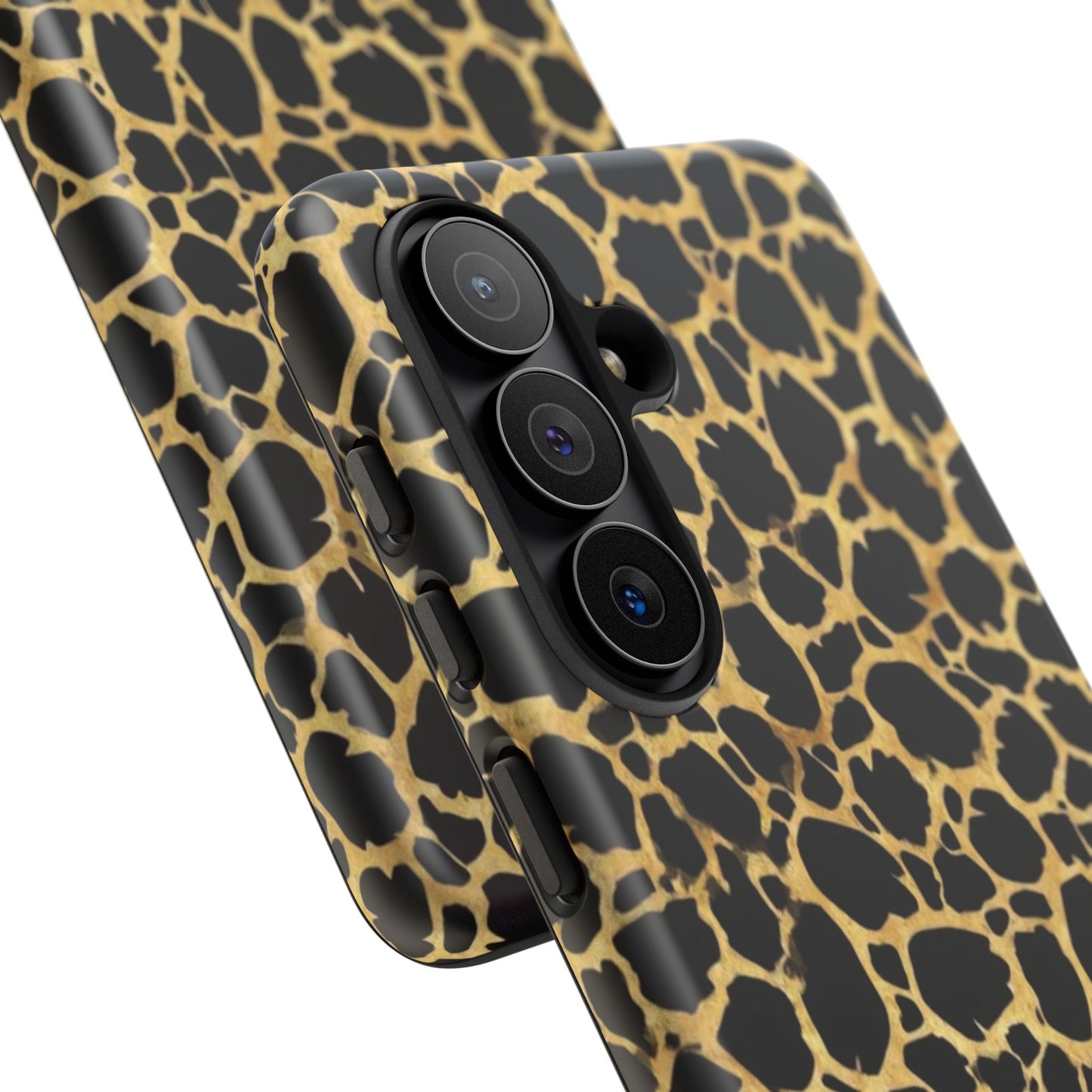Giraffe Print Tough Phone Case — Durable Leopard-Style Protective Cover