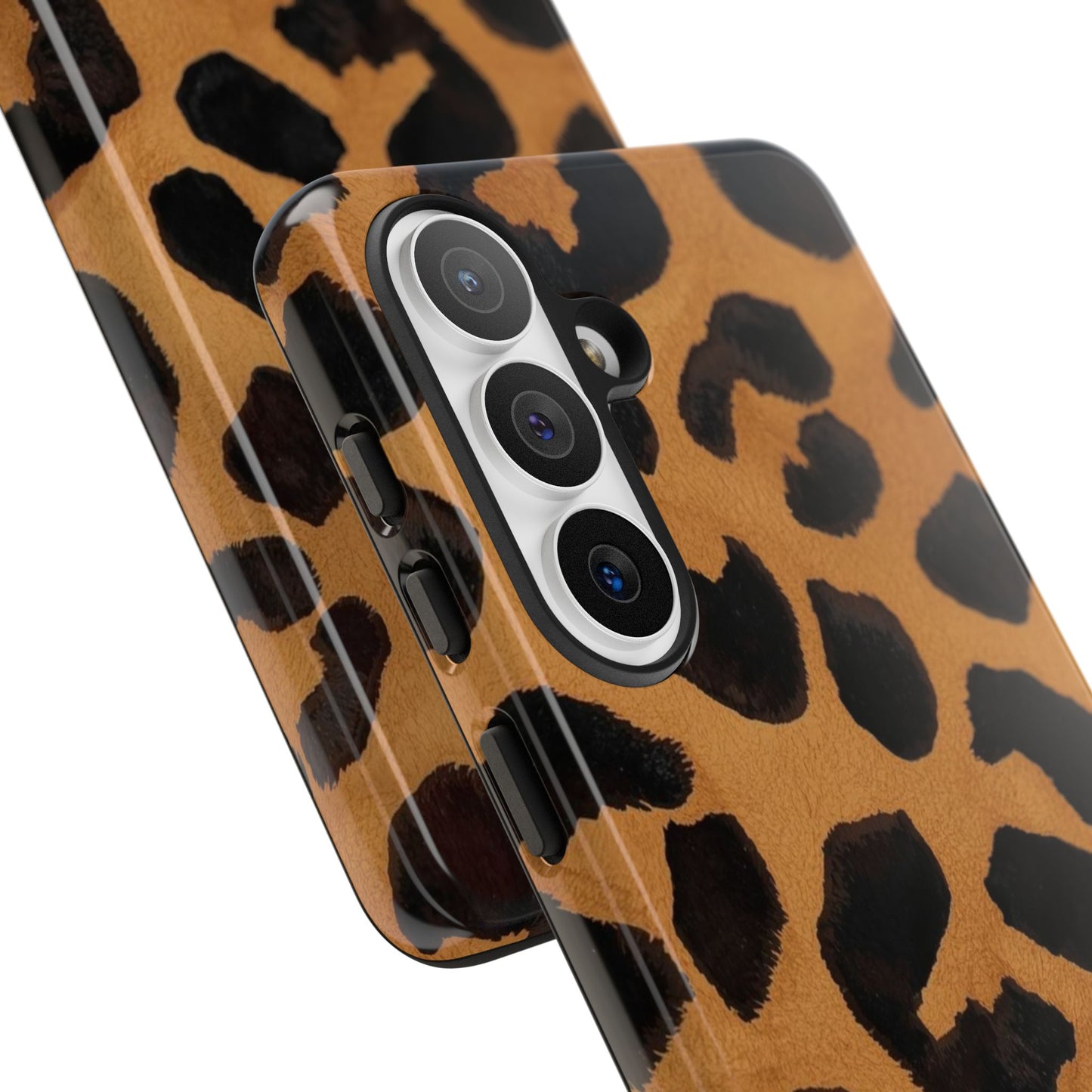 Leopard Print Tough Phone Case — Protective Animal Print iPhone Case