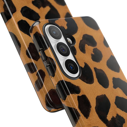 Leopard Print Tough Phone Case — Protective Animal Print iPhone Case