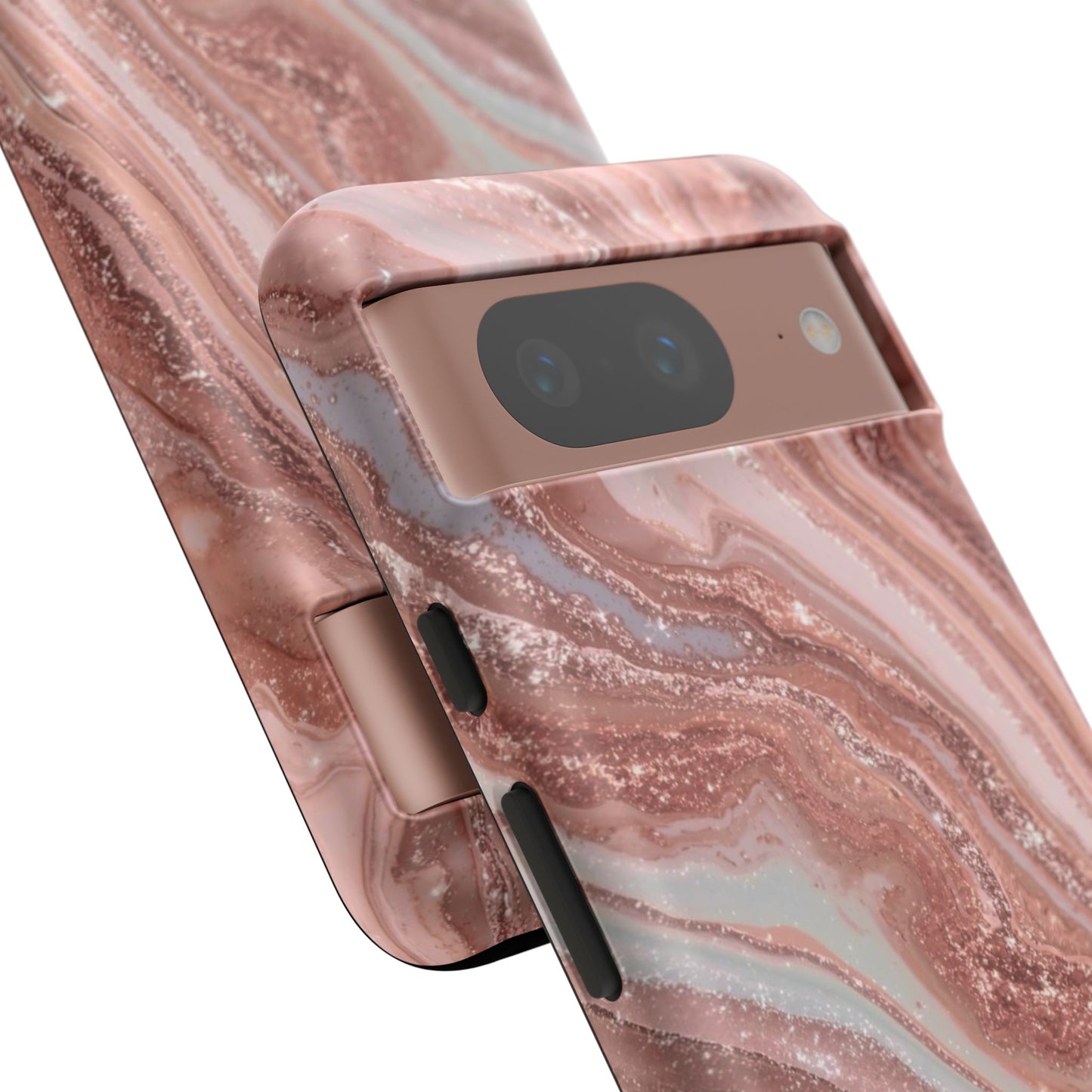 Rose Gold Marble Tough Phone Case