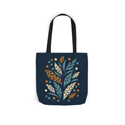 Boho Leaves Canvas Tote Bag, Great for Shopping, Beach Days, Gifts, Festivals, and Everyday Use