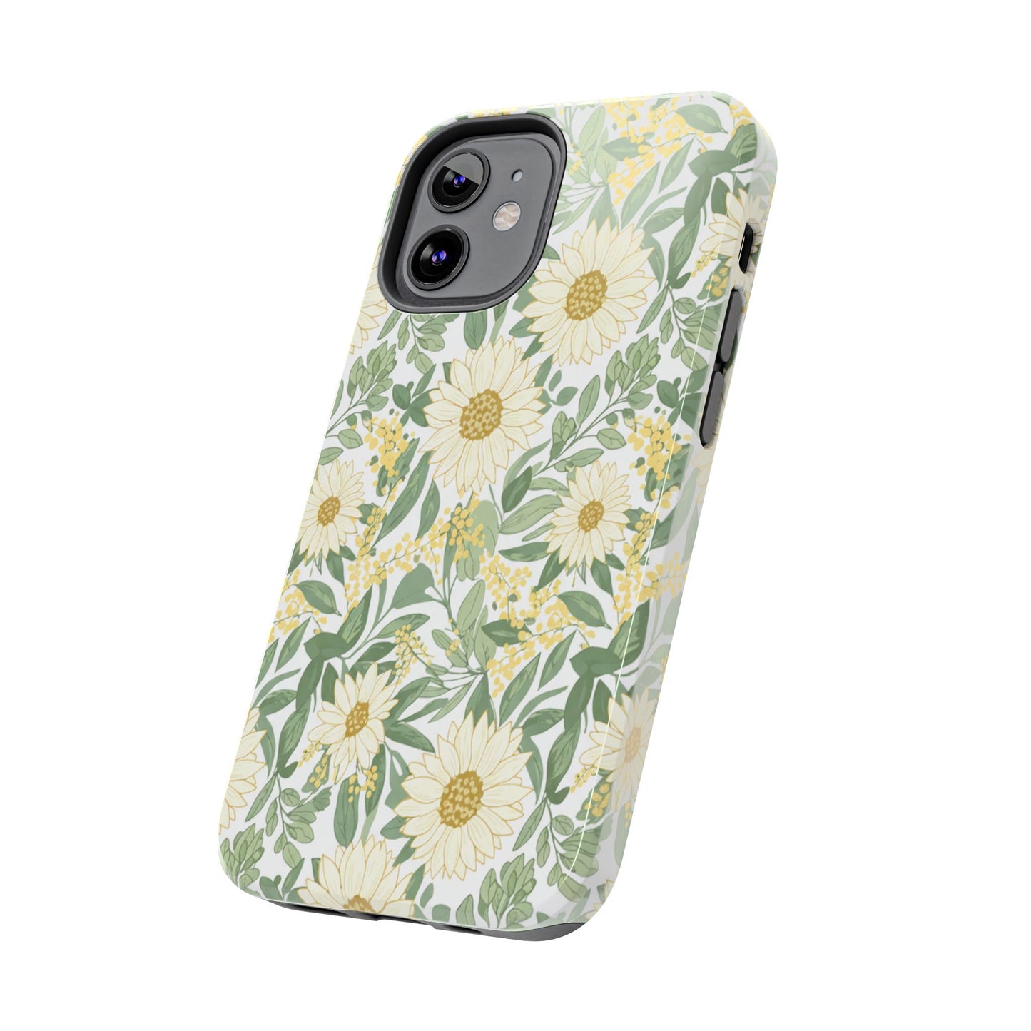Daisy Meadow Tough Phone Case — Floral Protective Phone Cover