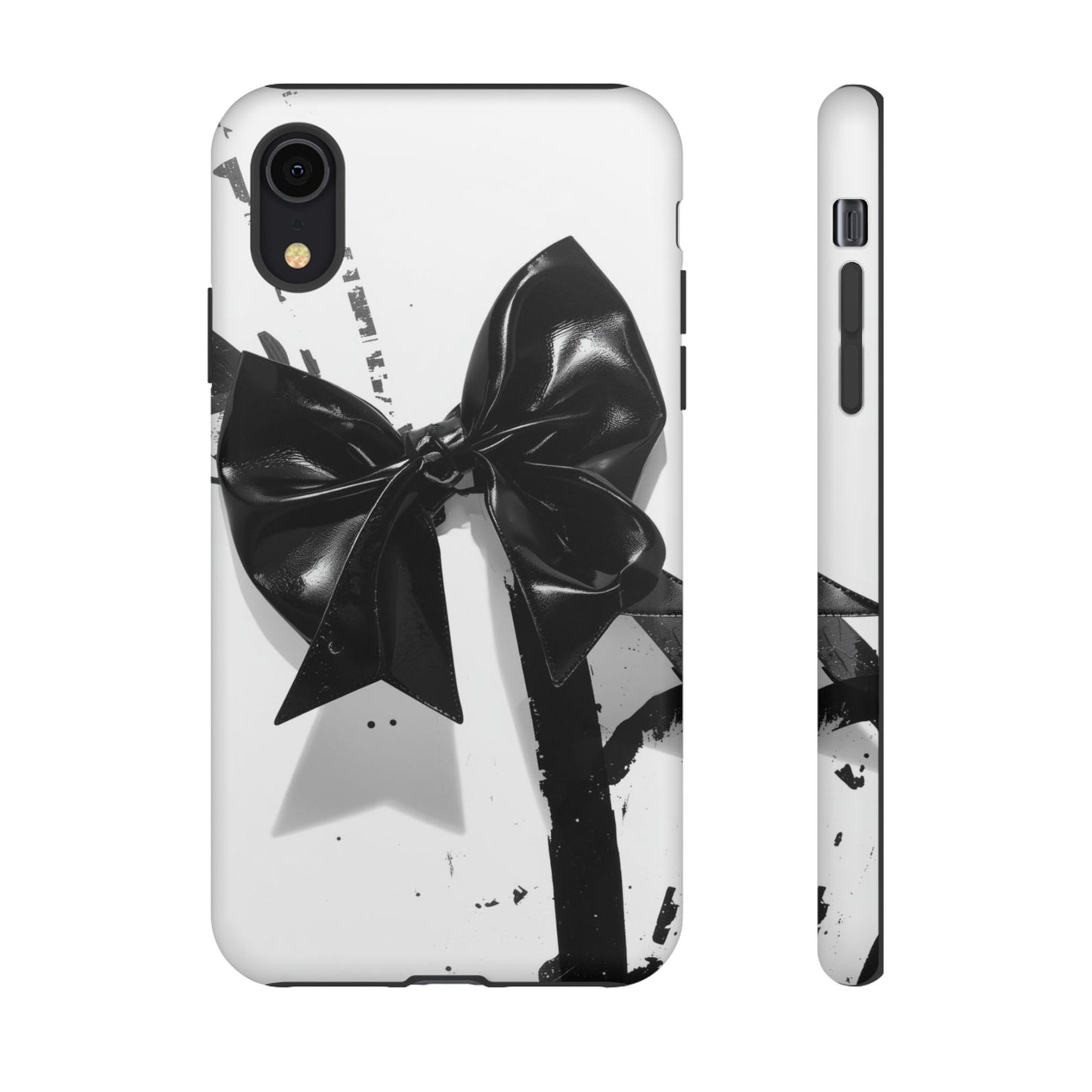 Phone Case — Black Bow Graphic Protective Cover