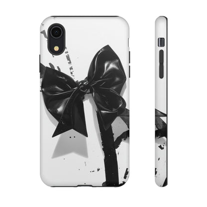 Phone Case — Black Bow Graphic Protective Cover