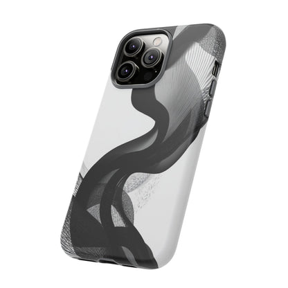 Phone Case — Monochrome Abstract Protective Cover