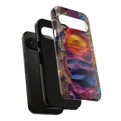 Phone Case — Colorful Sand Art Sunset Tough Protective Case