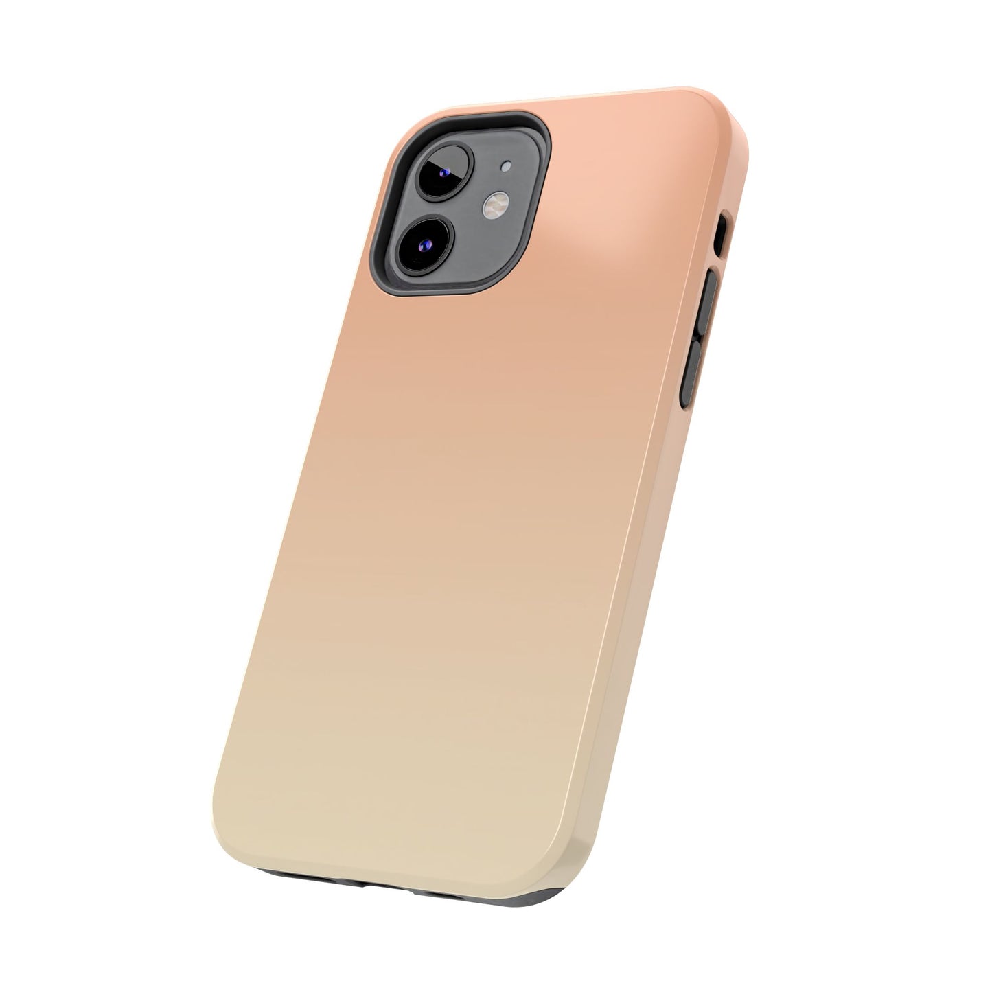 Gradient Tough Phone Case — Peach Ombre Protective Cover