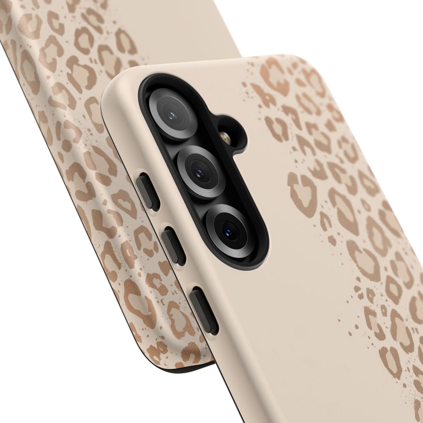 Phone Case – Beige Leopard Print Protective Cover