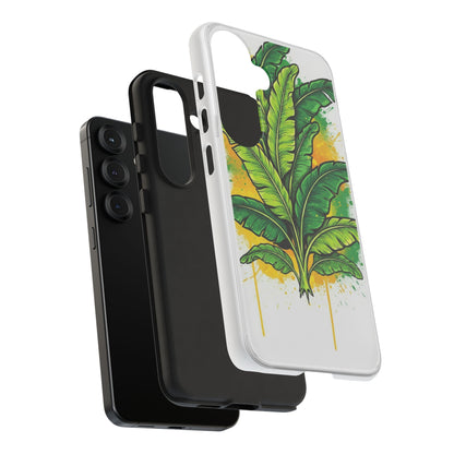 Tropical Banana Leaf Phone Case — Vibrant Green Plant Protector