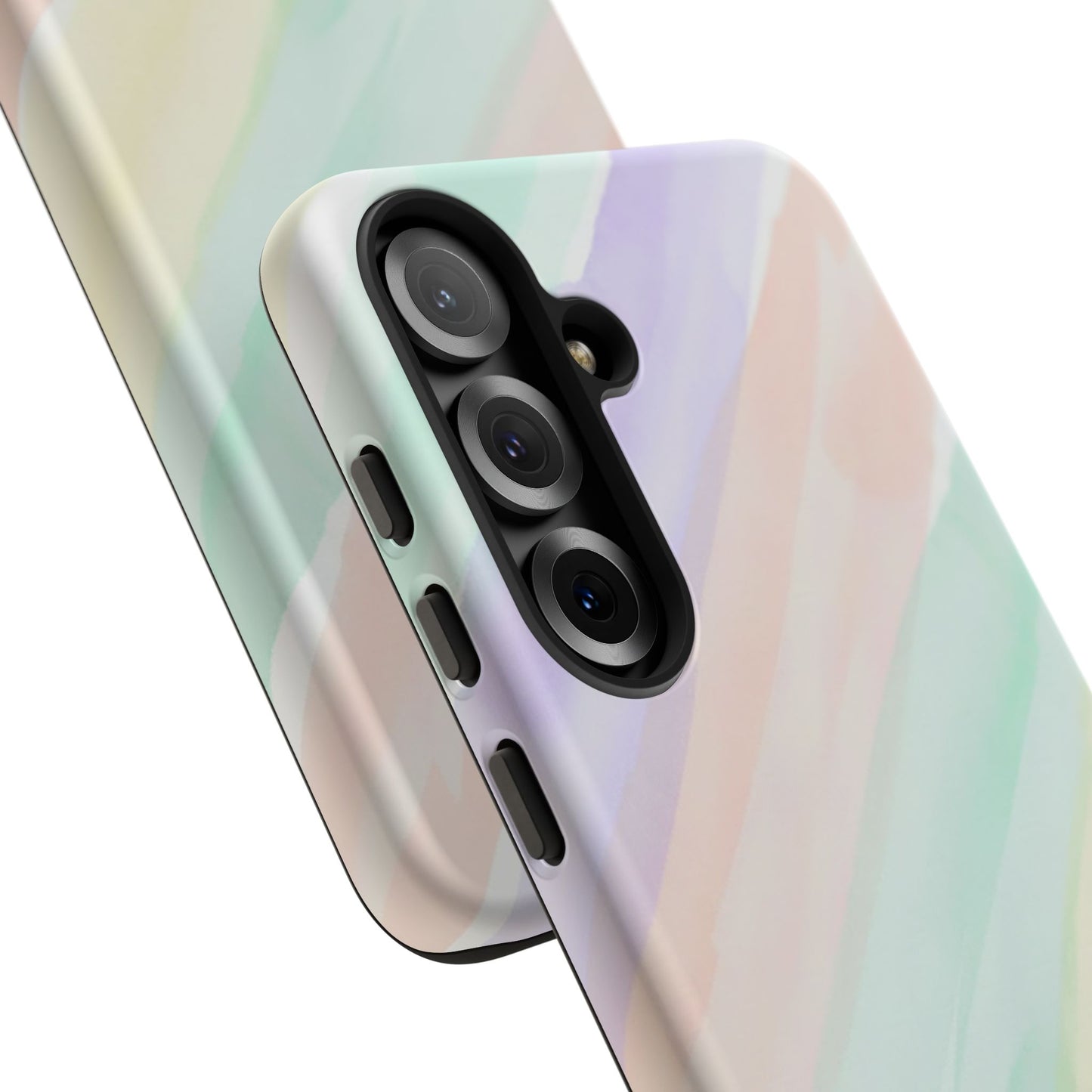 Pastel Watercolor Stripe Tough Phone Case