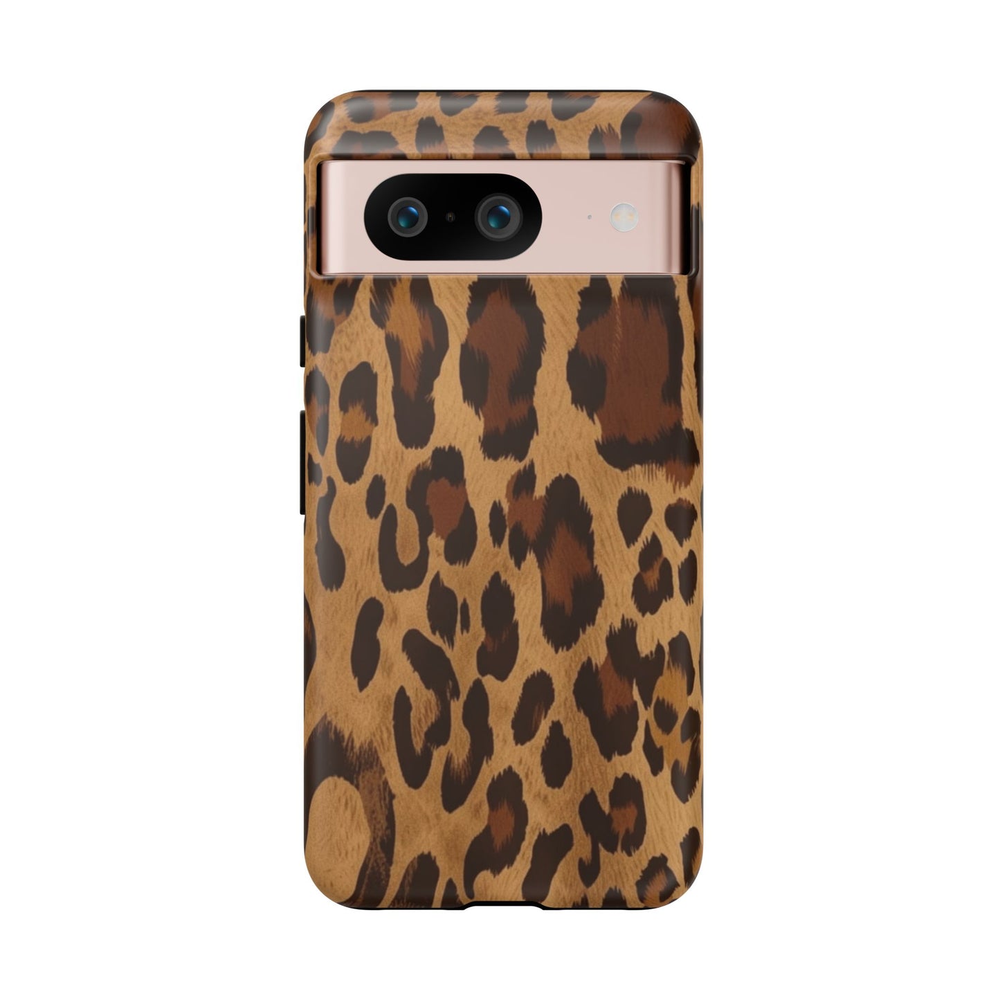 Leopard Print Tough Phone Case — Durable Animal Print Protective Cover